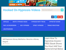 Tablet Screenshot of hookedonhypnosis.com